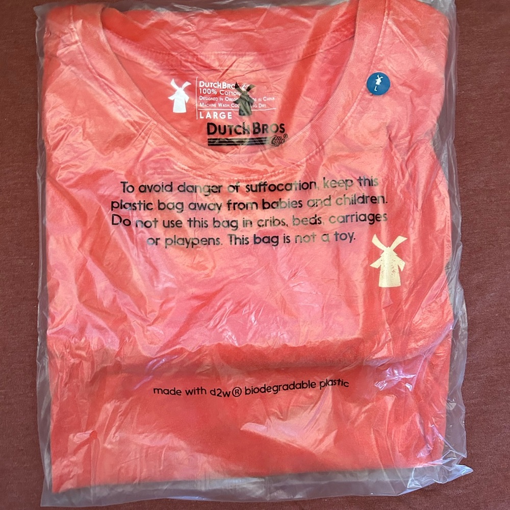 Brand New in the packaging short sleeve Dutch Bros T-shirt